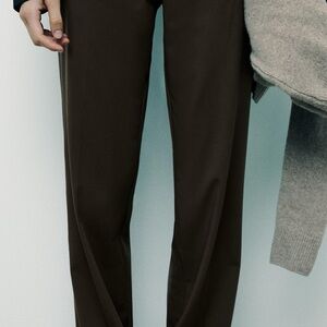 Zara women Brown Boot Cut Pants